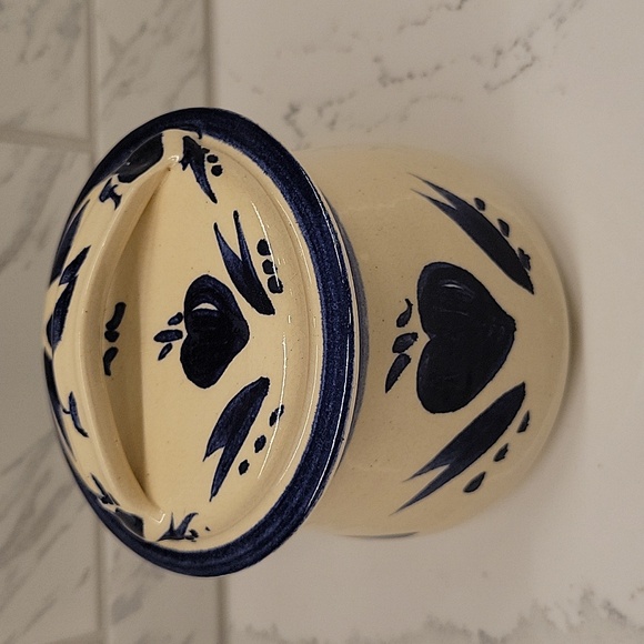 Vintage Country Squire Cream And Sugar Set | Glazed Handmade Pottery - Picture 3 of 10